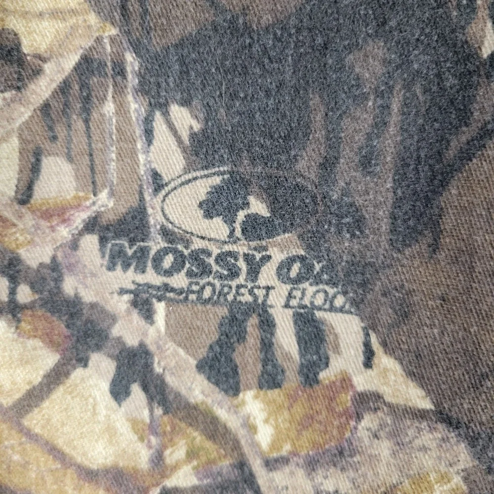 Mossy Oak Fieldstaff Pants Mens XL Camo Cargo Forest Floor Hunting Outdoors